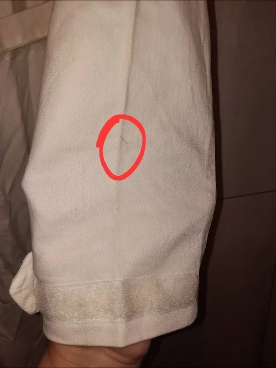 I.AM.GIA NWT White Women's Utility Jumpsuit  Modern Workwear Style Size Small - Picture 10 of 16